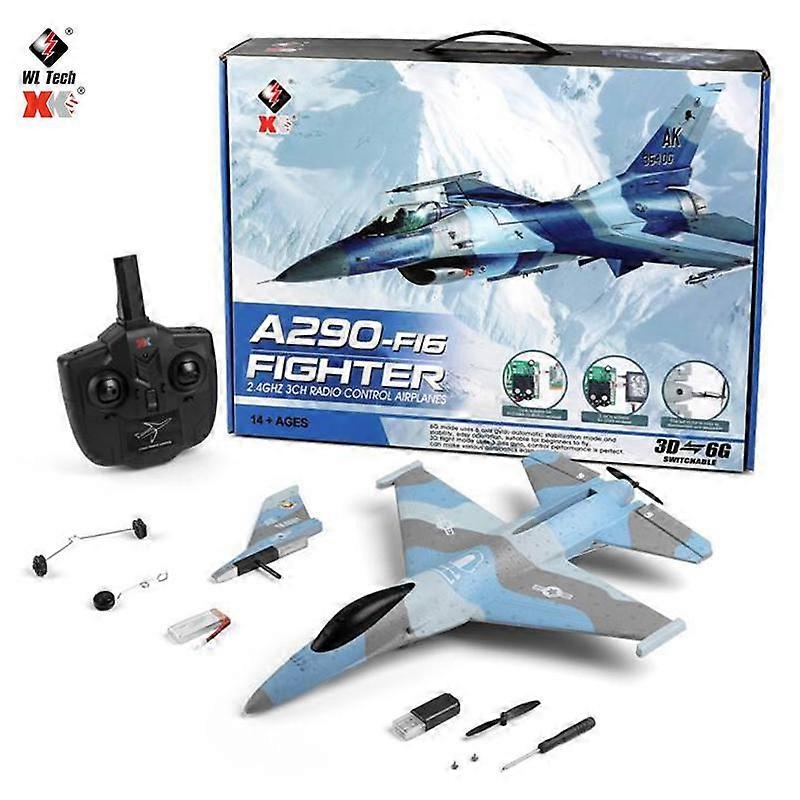WLtoys XK A290 RC Plane 2.4G 3Ch Remote Control F16 3D/6G System Airplane EPP Rc Airplane RTF Fixed Wing Stunt Outdoor Toy Gift
