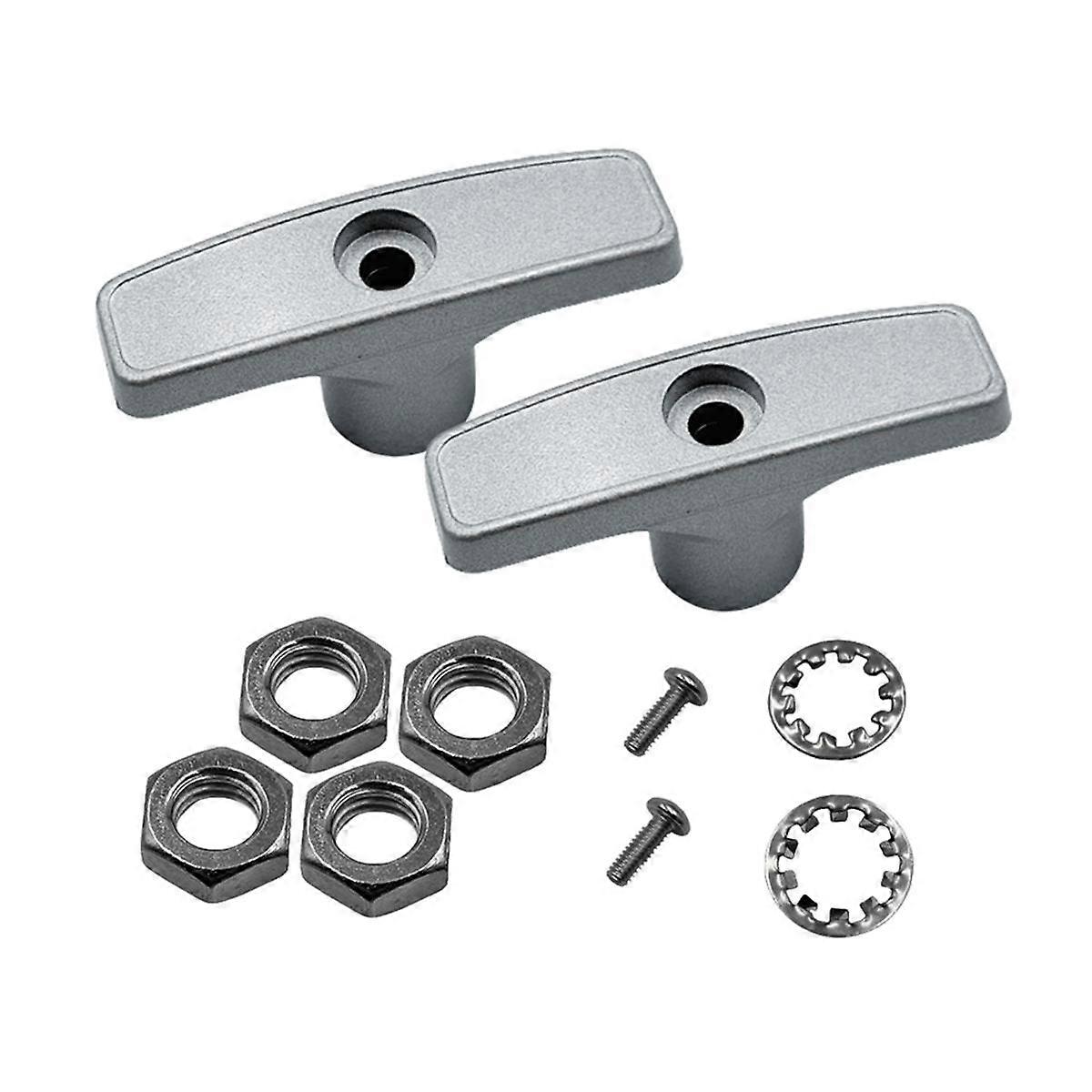 2セット グレー RV 排水バルブハンドル 交換用 排水バルブ延長ロッド RVパーツ タンクホースハンドル