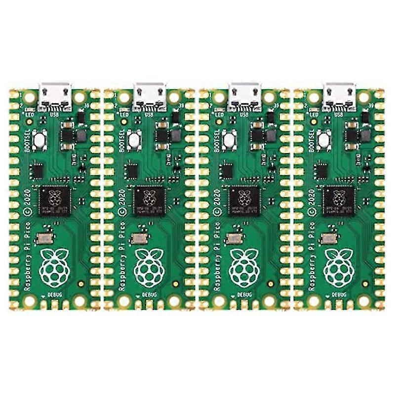 4pcs Microcontroller Board For Raspberry Pi Rp2040 Dual-core Arm