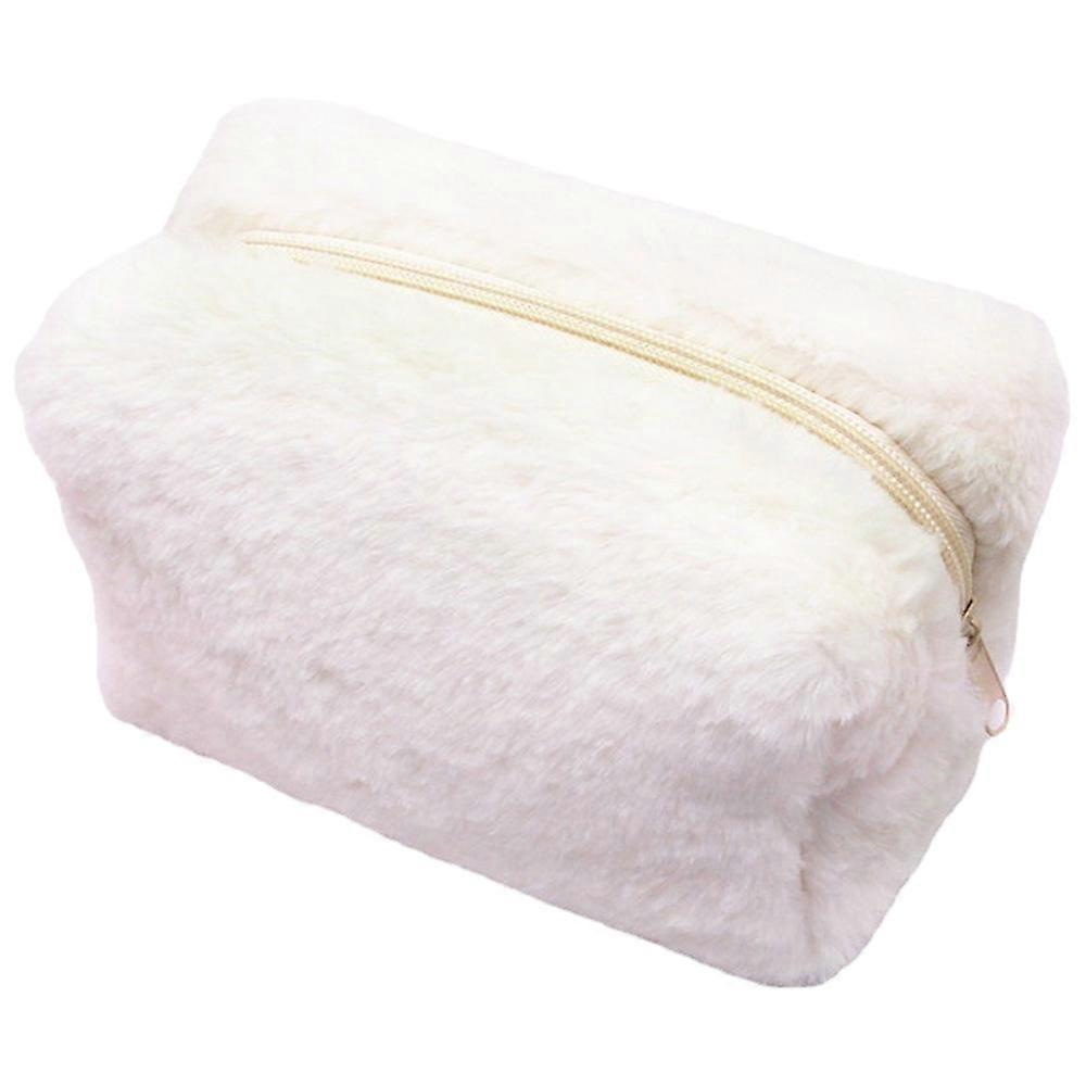 Στερεό χρώμα των κοριτσιών νέα βελούδινη περίπτωση μολύβι, τσάντα χειρός, καραμέλα χρώμα φορητή καλλυντική τσάντα