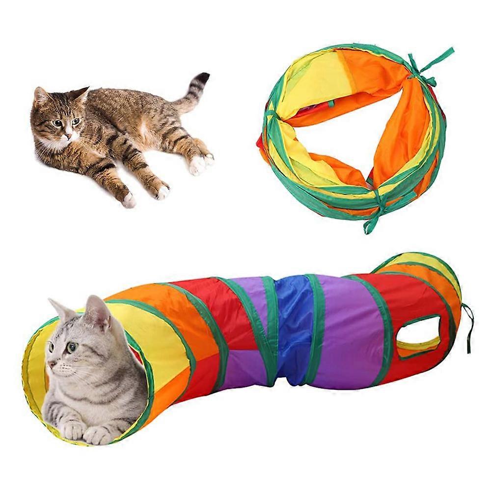 Cat Tunnel with Interactive Cat Toy - Hours of Play for Cats