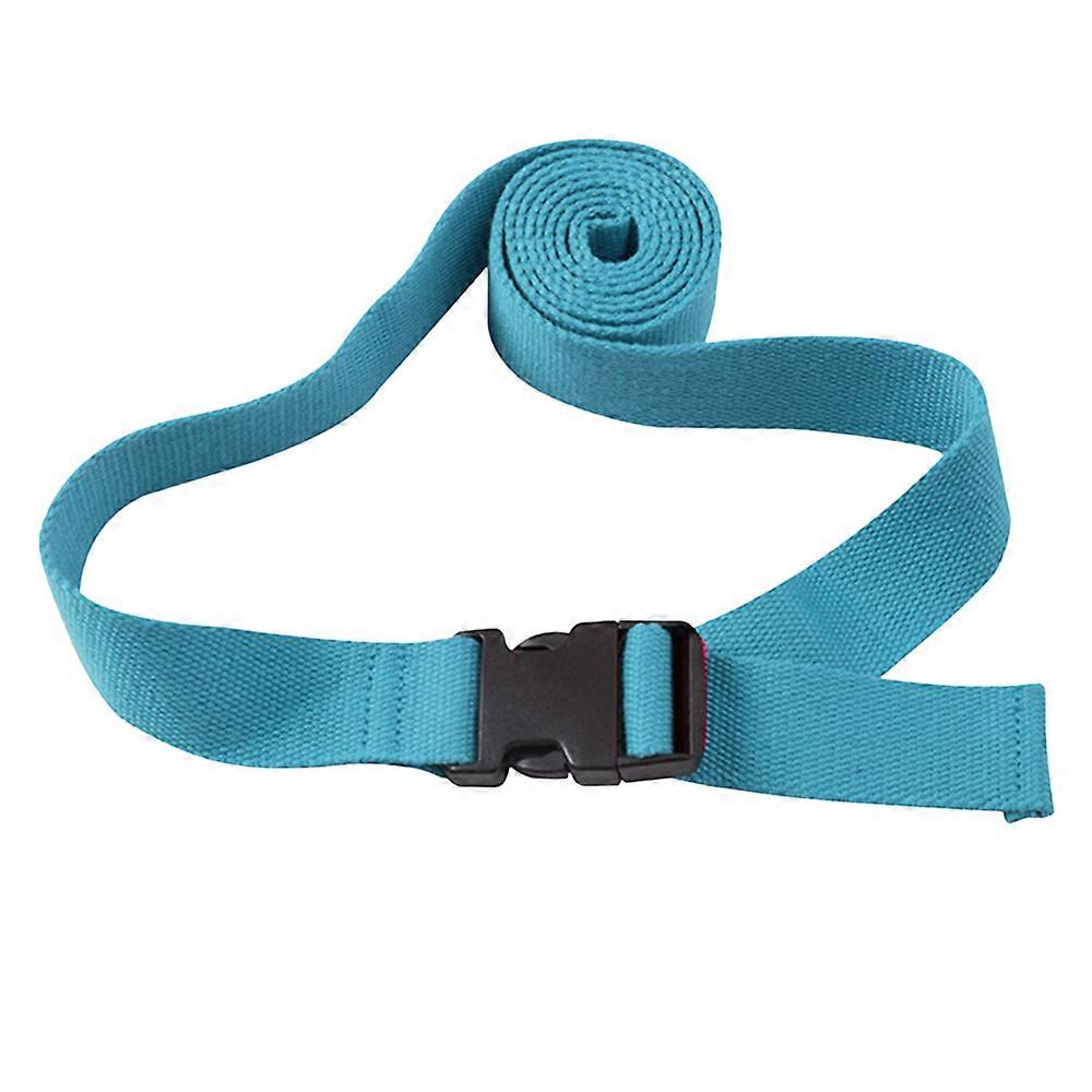 Blue Quick-Release Yoga Strap