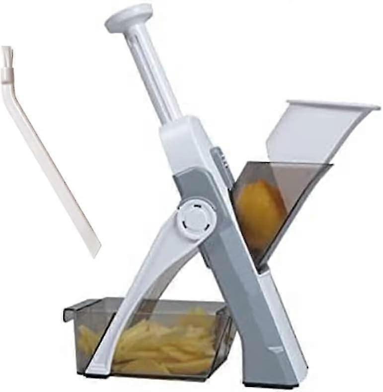 Adjustable Vegetable Slicer, Easy To Cut Vegetables Easy, Slicer, Vegetable Cutter With Ingredient Tray, Circular Cutter, Short Bookmark Shape, Loupe