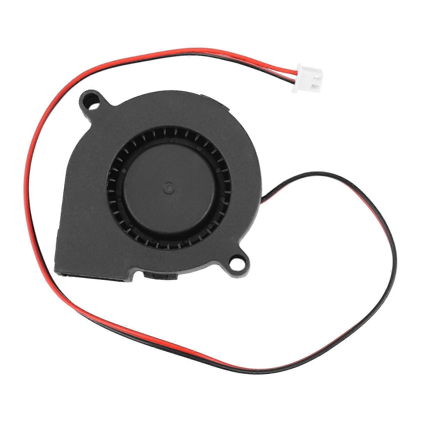 1pc 12v Dc 50mm Cooling Fan Hotend Extruder Compatible With Reprap 3d Printer
