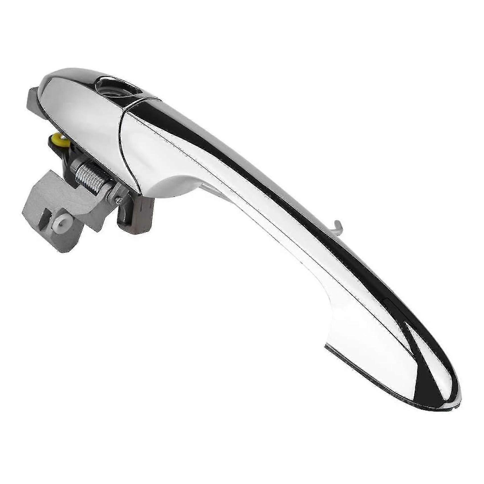 Deurklink Van Auto Voor Fiat 500 2012-2018 Links/Rechts Buitendeur Zilver Chroom Handvat (met Gat) 735485875 735451696 Auto Accessoires Handgreepafdekkingen Trimmen(735485875