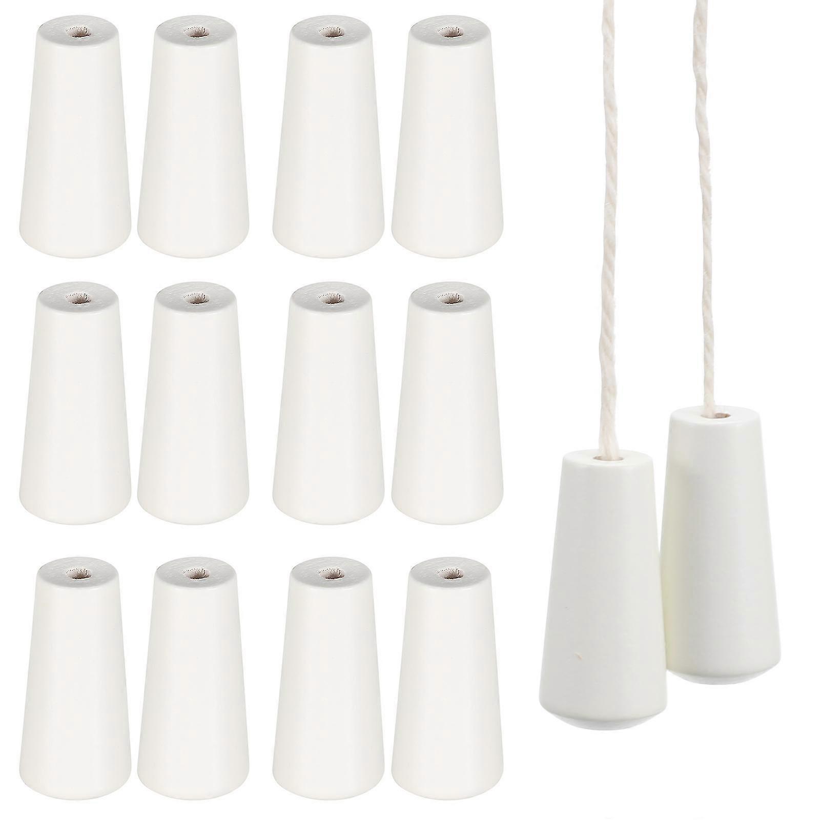6pcs Wooden Cord Pulls Window Blind Cord Tassels Blind Pendants Window Blind Pull End-In Stock