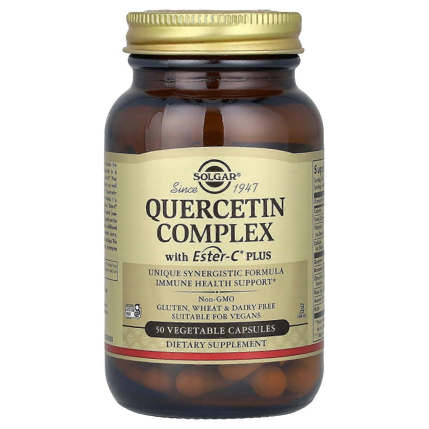 Solgar, Quercetin Complex with Ester-C¬Æ Plus, 50 Vegetable Capsules