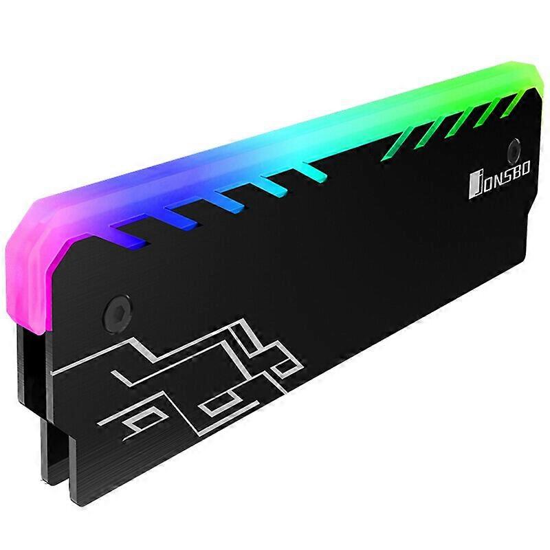 RGB RAM Heatsink Cooler RGB 256 Color DDR DDR3 DDR4 Memory Cooling Heat Spreader for Desktop PC Ram Memory