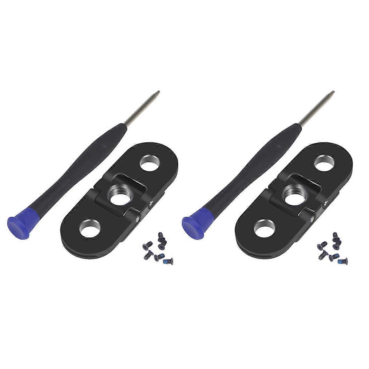 2X Metal Finger Tripod Mount Adapter Dual Port 1/4 Thread Hole Folding Base for 10/9/8/Max Sports C