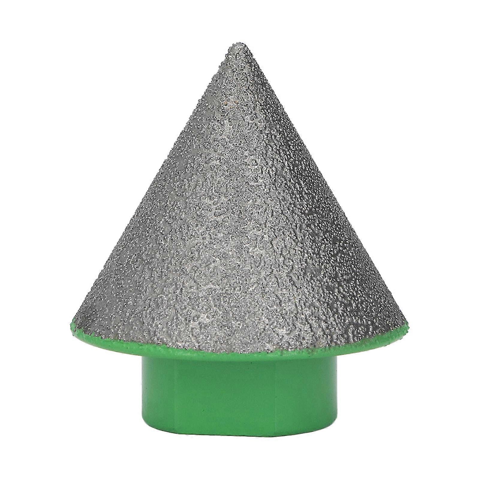 M14 Green Diamond Beveling Chamfer Bit Simple Operation 60 Base Angle Milling Bit for Polishing Shaping 38mm/1.5in