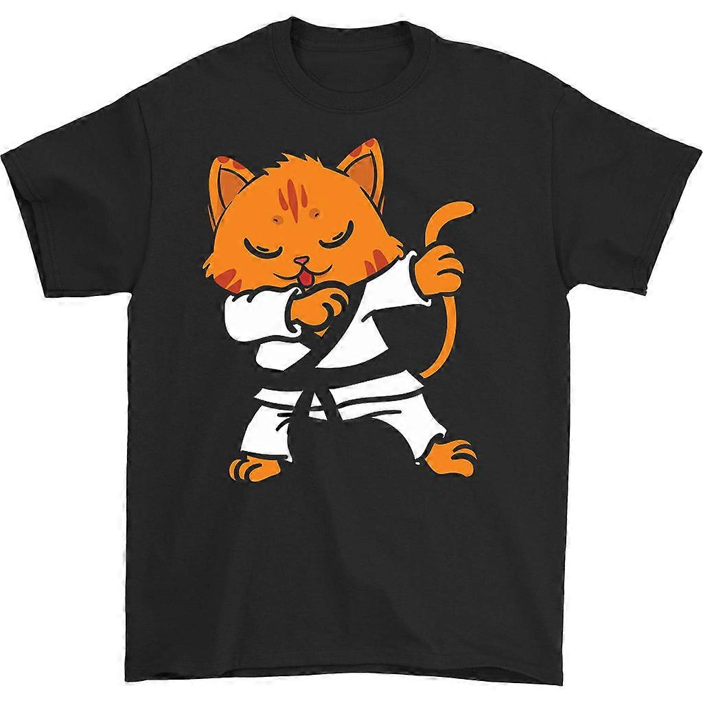 Karate Cat Dab Dance Cat T-shirt