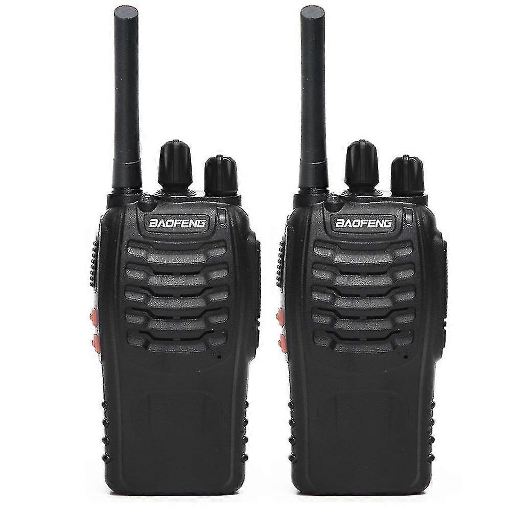 2 Stuks bf-88e pmr 446 walkie talkie 0.5 w uhf 446 mhz 16 ch handheld ham portofoon met usb-oplader voor EU-gebruiker