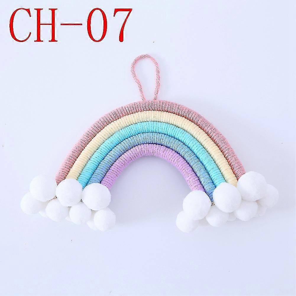 children's room decoration pendant woven cloud rainbow wall decoration