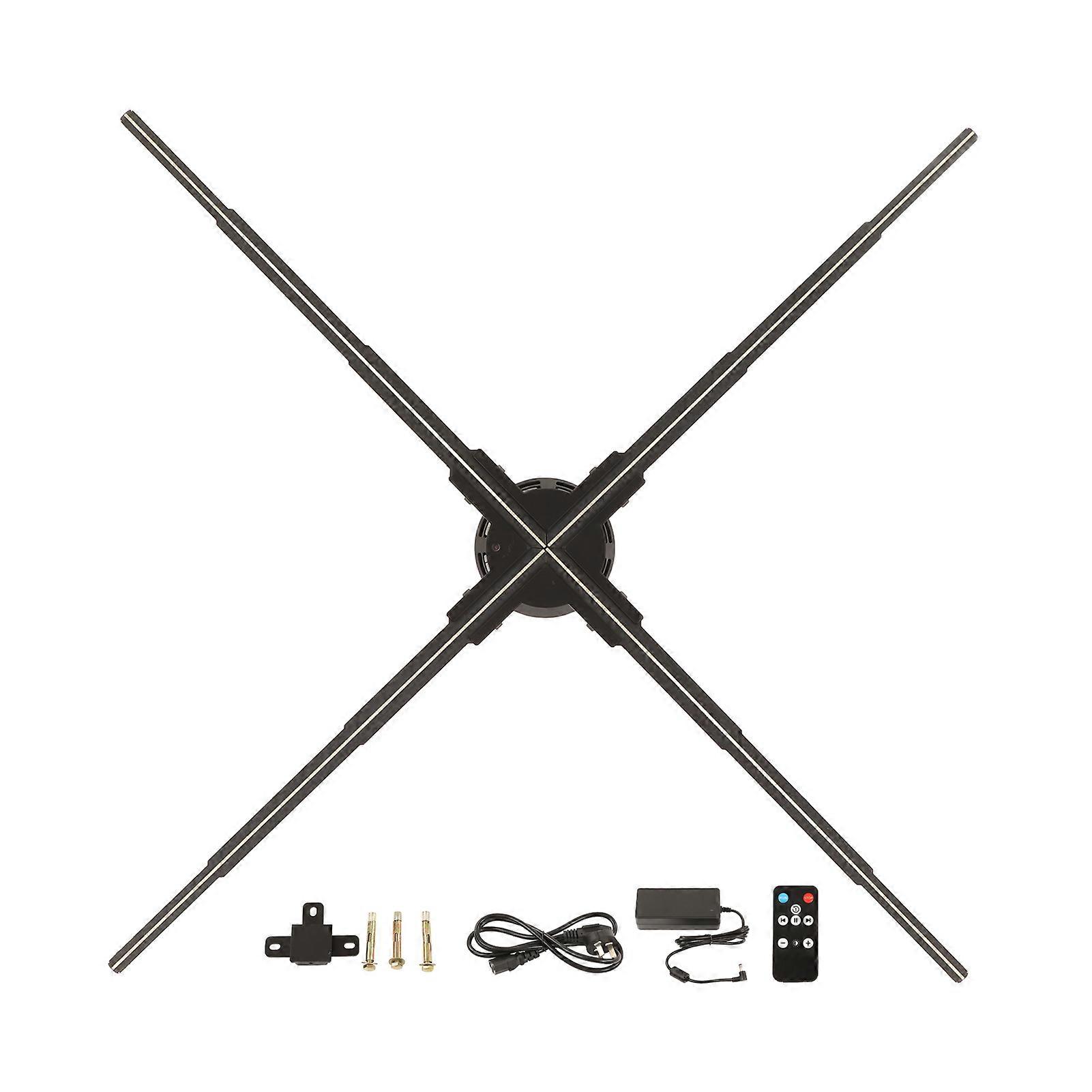 3D Hologram Fan WiFi Projector 30.7x30.7in 2000x928 Resolution Holographic LED Fan for Advertising Display 100240V AU Plug NO.1381