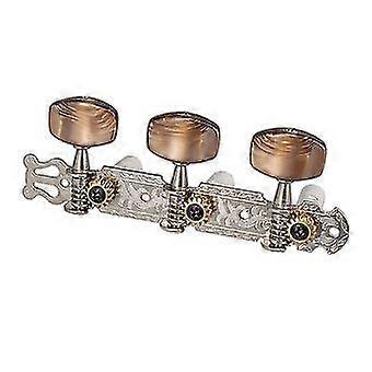 2st 1:15 Klassisk Silver Gitarr Stämapparat Stämskruvar Tangenter Pinnar för gitarrdelar