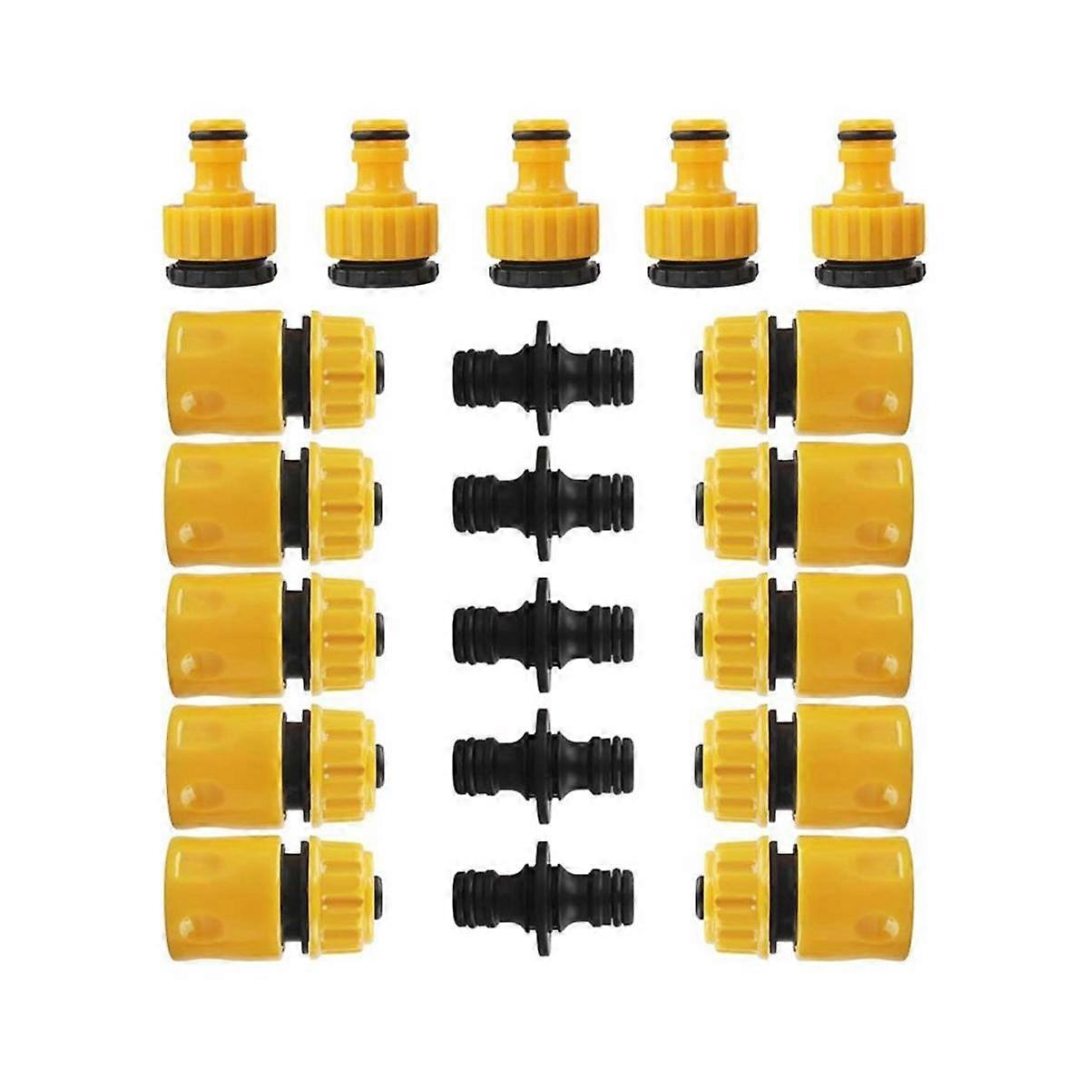 20PCS Garden Hose Connector Set Connector Hose End Connector Hose Connector Extender Hose Quick Con