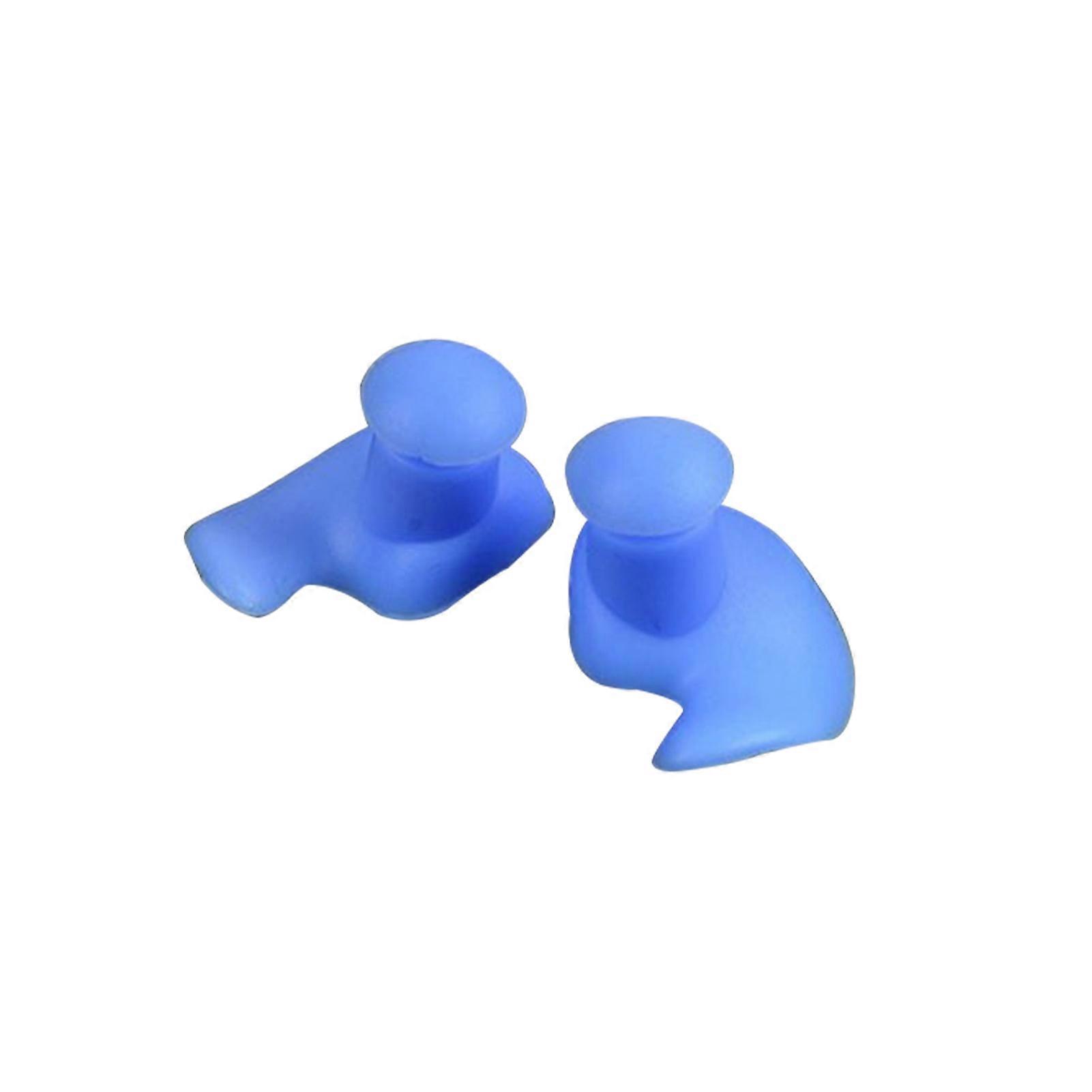1 Pair Swimming Earplugs Silicone Waterproof Non-Slip Ear Plugs Friendly to Skin Noise Reduction Ear Plugs Swim Training Equipment