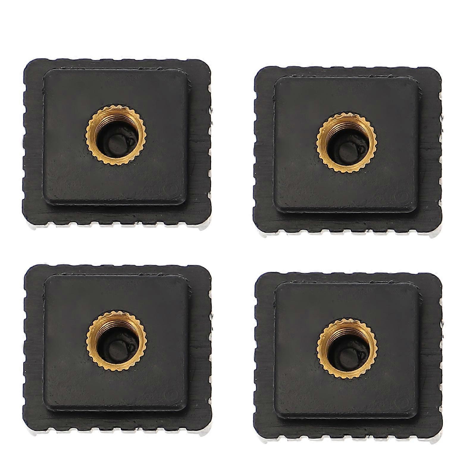 4pcs Hot Shoe Mount 1/4 Inch Hole Quick Release Hot Shoe Mount Bracket For Flash