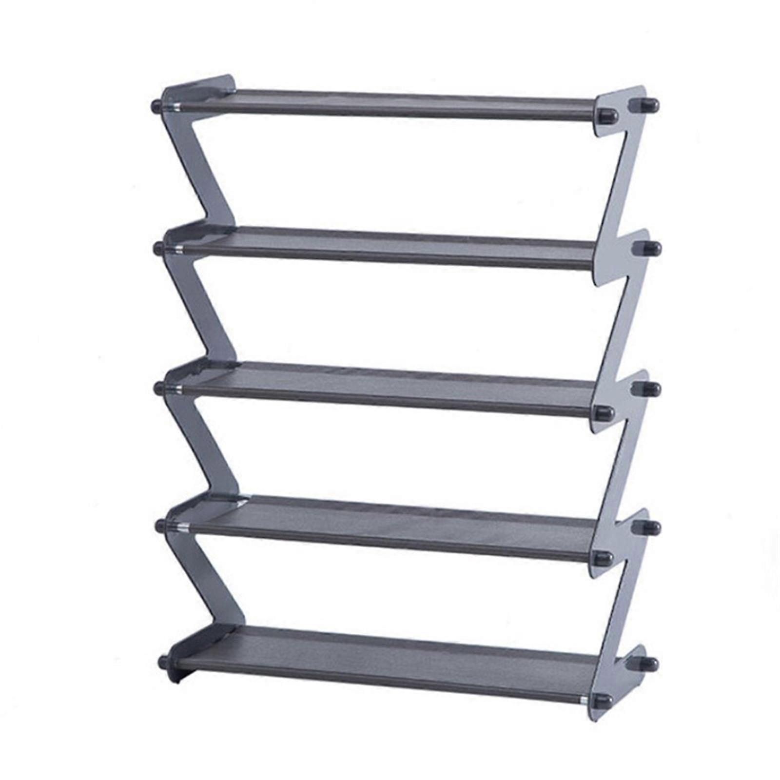 Stackable Shoe Organizer 4/5 Tier Multi-Layer Shoe Storage Organizer for Shoes and Daily Supplies in