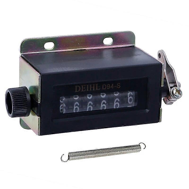 0-999999 6 Digit D94-S Resettable Mechanical Pulling Count Counter L69A