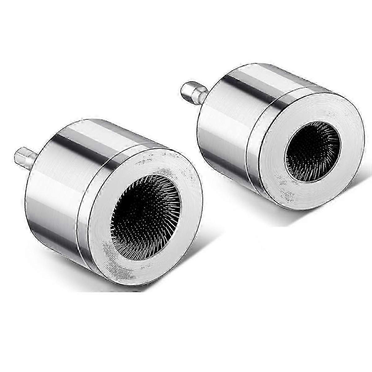 2pack فرشاة تنظيف الأنابيب الأنبوبية النحاسية ، فرشاة تنظيف أنبوب HVAC المعدنية بالكامل لقوة الحفر 1/4in Sha