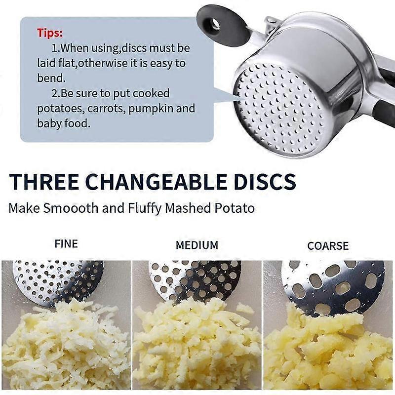 Potato Masher Potato Ricer Press Mashed Potatoes Crushing Puree Fruit Vegetable Squeezer Juicer Pre