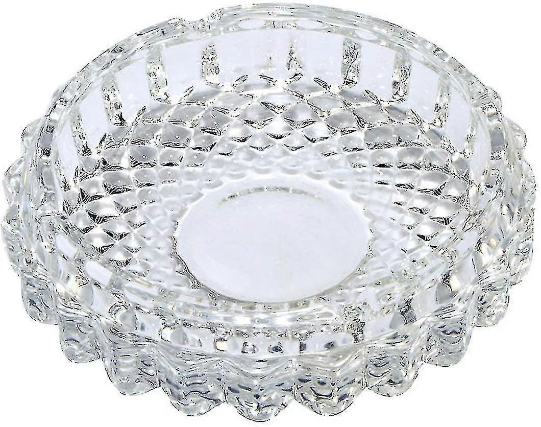Round Glass Ashtray