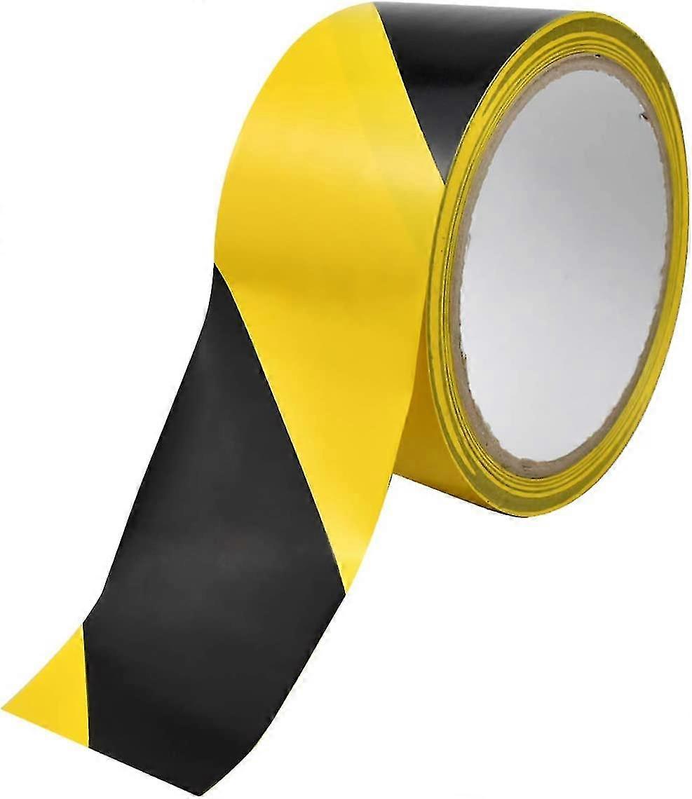33m X 48mm Hazard Warning Tape Yellow Black Warning Tape Barrier Tape