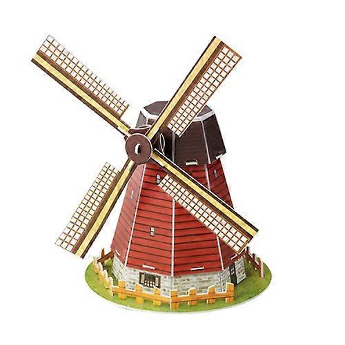 3 PCS 3D Puzzle Mini World Building Model Children Assembling Intellectual Toys