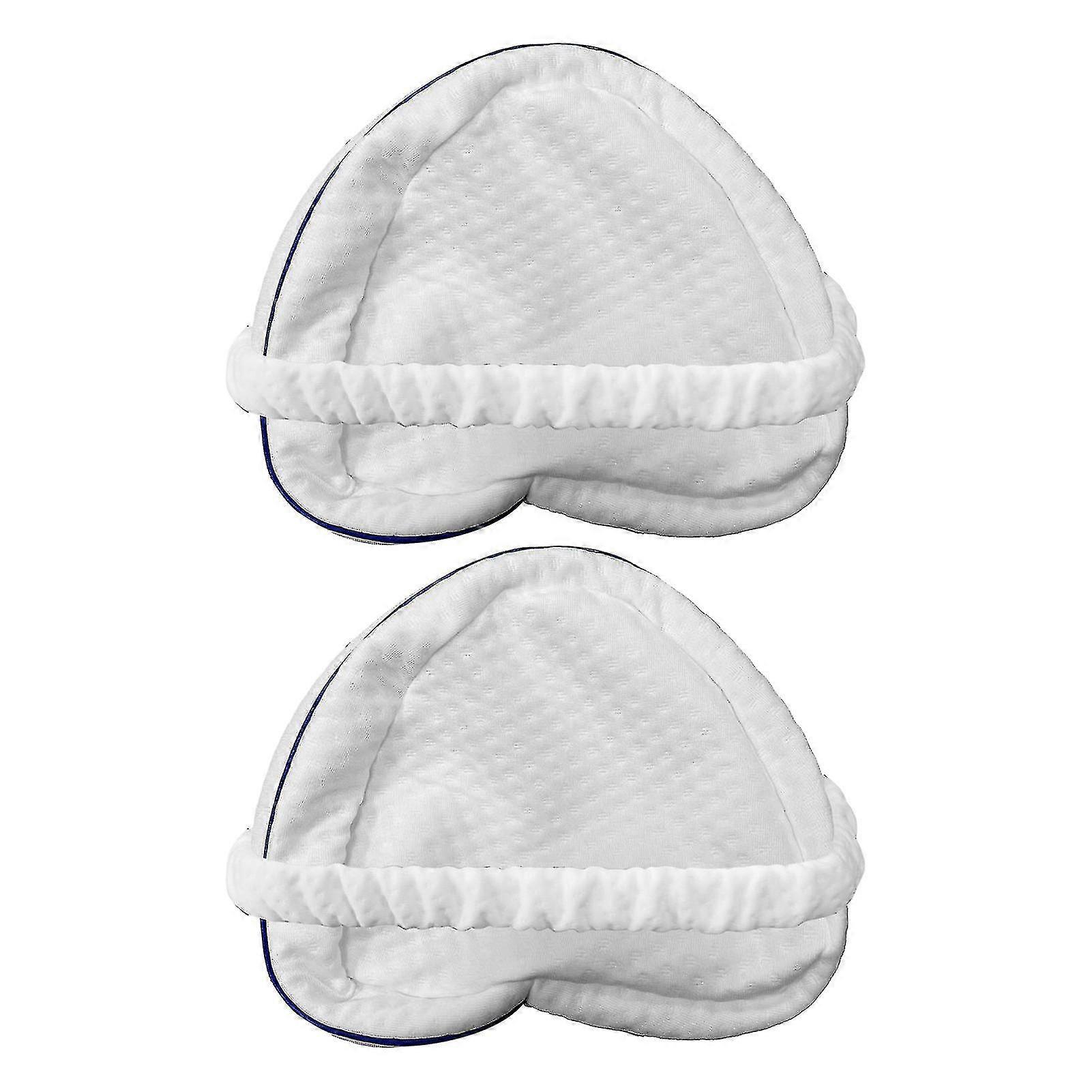 2pcs Knee Pillow Cover Elastic Strap With Zipper Leg Pillowcase Soft Breathable