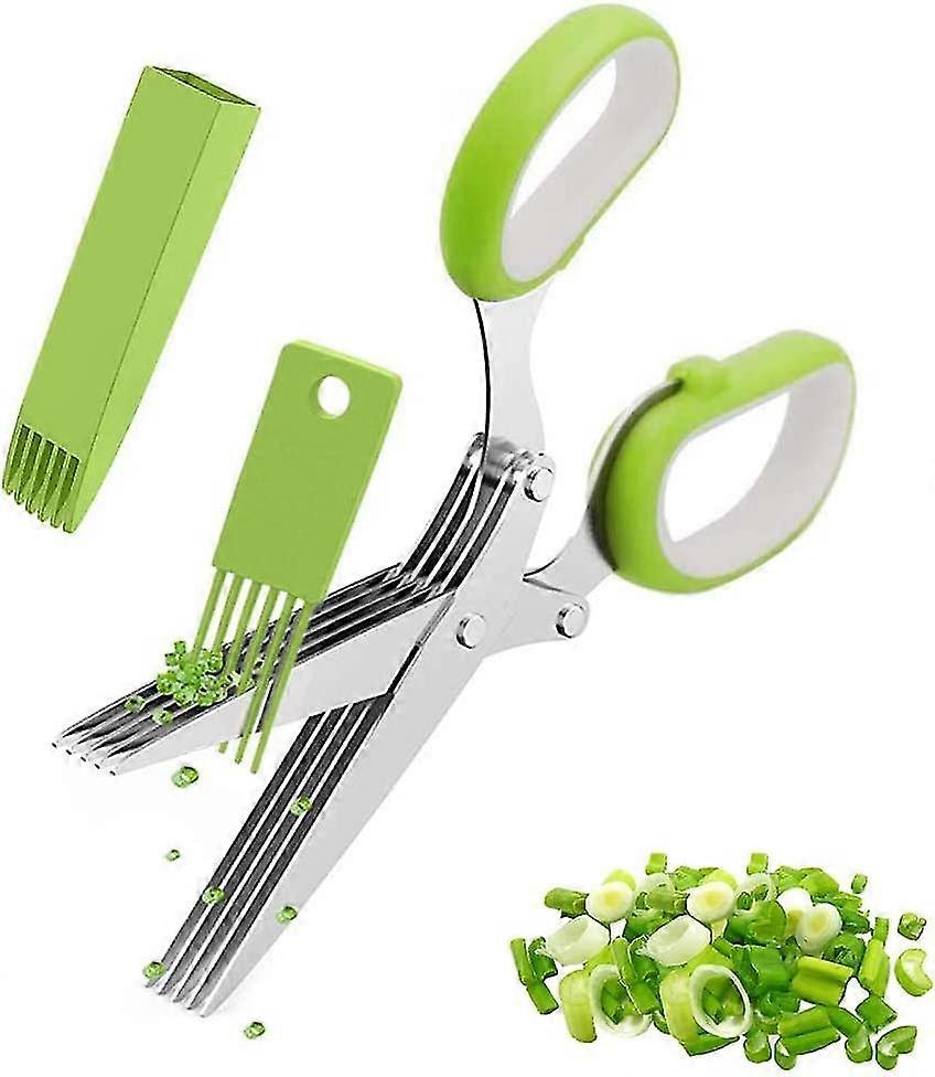 Stainless Steel Multifunctional Three-piece Kitchen Scissors With Stripping Tools For Cutt