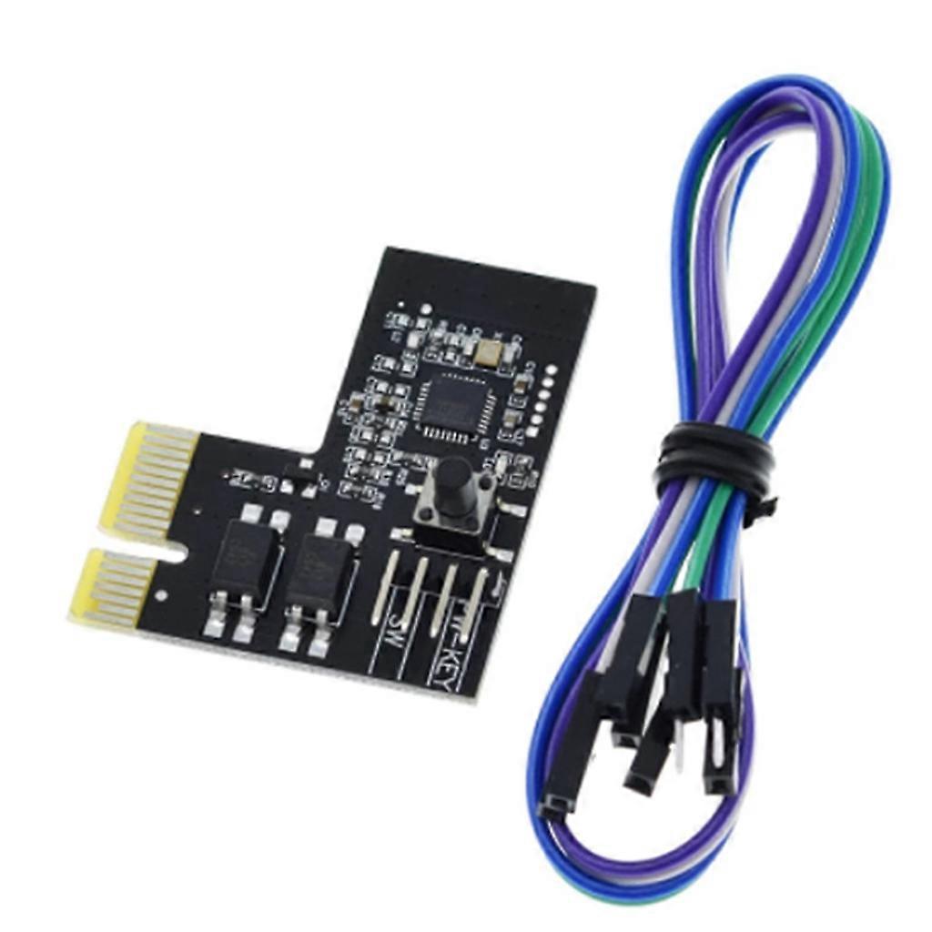 Computer WiFi Wireless Switch Module PCI-E Desktop PC Switch Card Restart