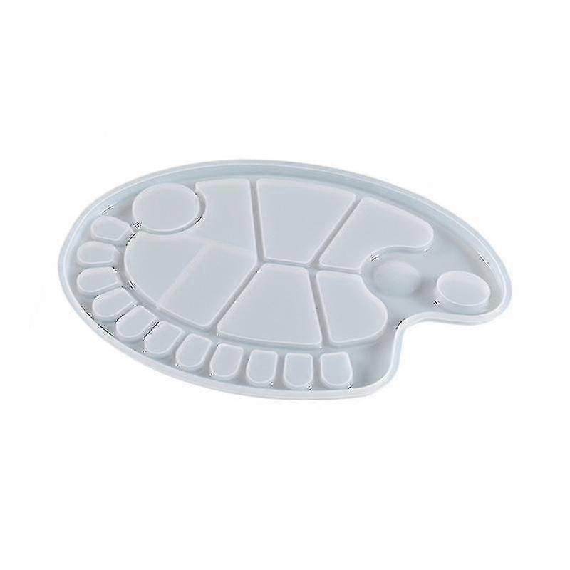 Diy Crystal Epoxy Abrasive Irregular Small Round Lattice Tray Silicone Mold