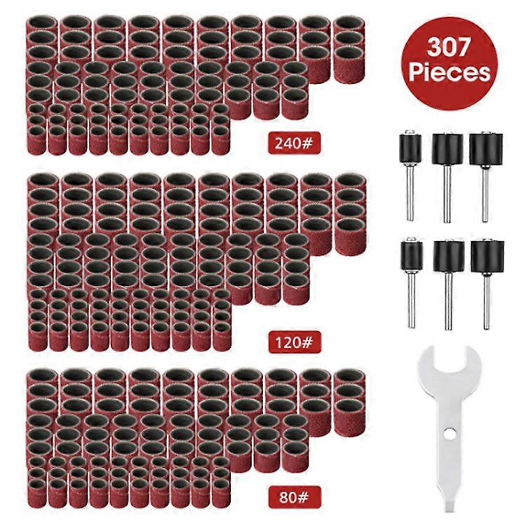 307 Pieces Sanding Drum SetRotary Tools
