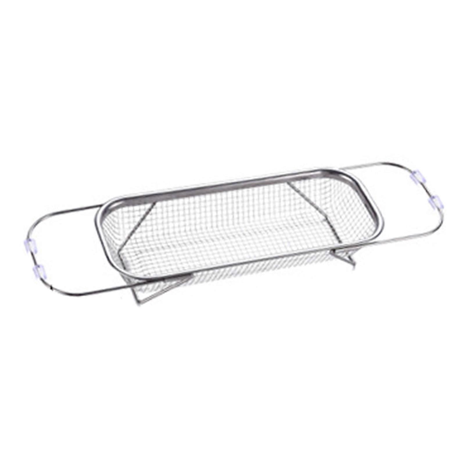 Drain Basket Sink Colander Strong Load-Bearing Telescopic Strainer Basket with Expandable Handles Vegetable Food Fruit Strainer