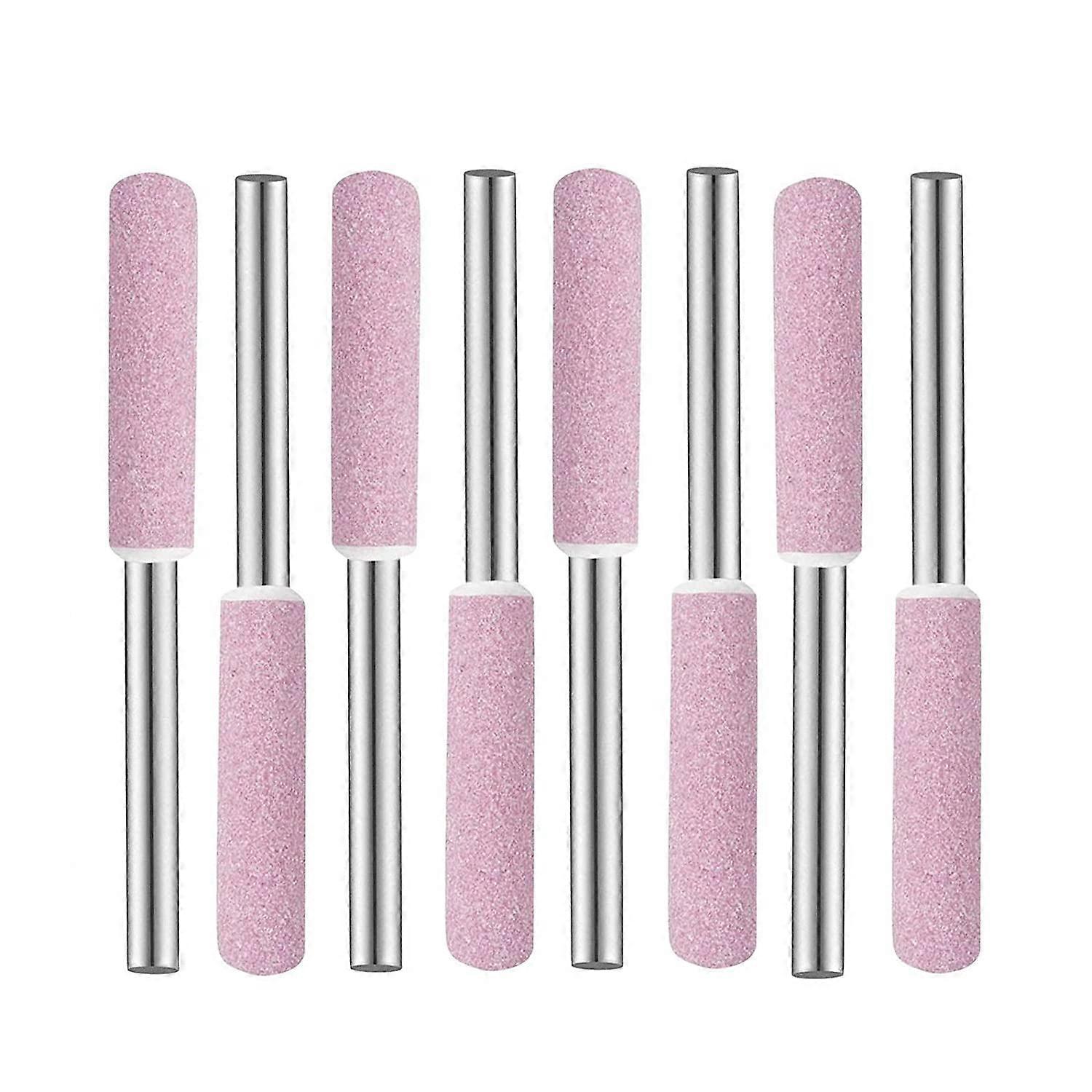 8pcs Grinding Polishing Head,4mm Diamond Chainsaw Sharpening Files