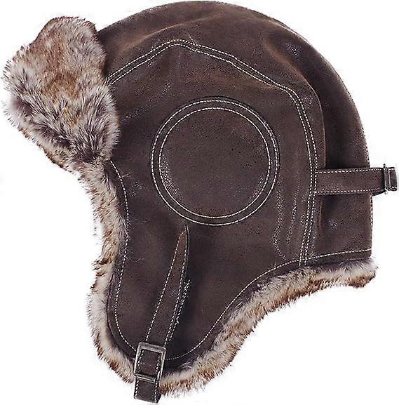 SBSG Kallt väder Fuskpäls Öronflik Trapper Jägare Hatt Ryska Sovjetiska Ushanka Trooper Pilot Keps