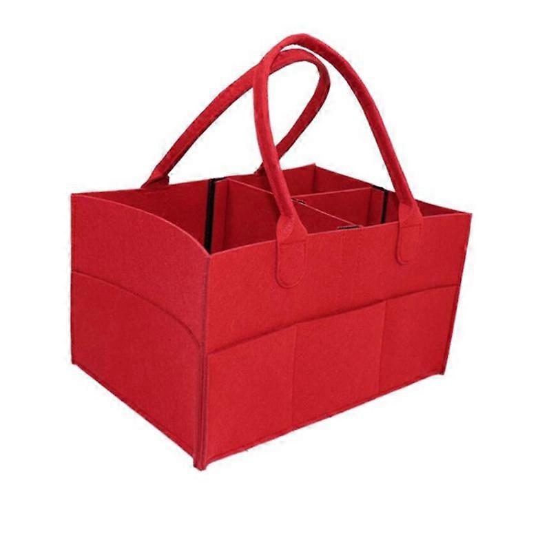 MIMIGO Felt Baby Diaper Caddy Storage Organizer Tote