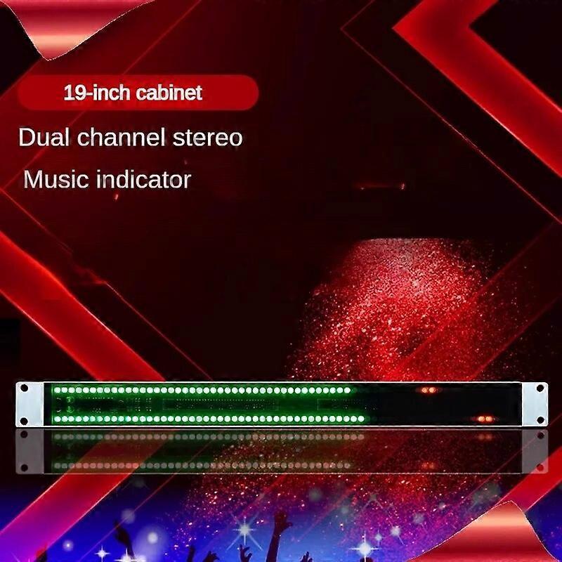 128 USB Voice-activated Stereo Audio Cabinet Music Rhythm Level Indicator Light LED Spectrum Meter