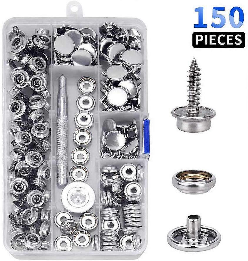 Marine Grade Canvas Boat Cover Snap Button Fastener Kit