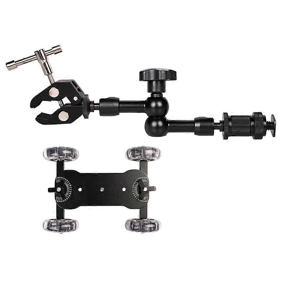 3In1 Camera Rail Car Table Car + +11 Inch Magic Arm + Phone Handheld Monopod Selfie Stick for D1000