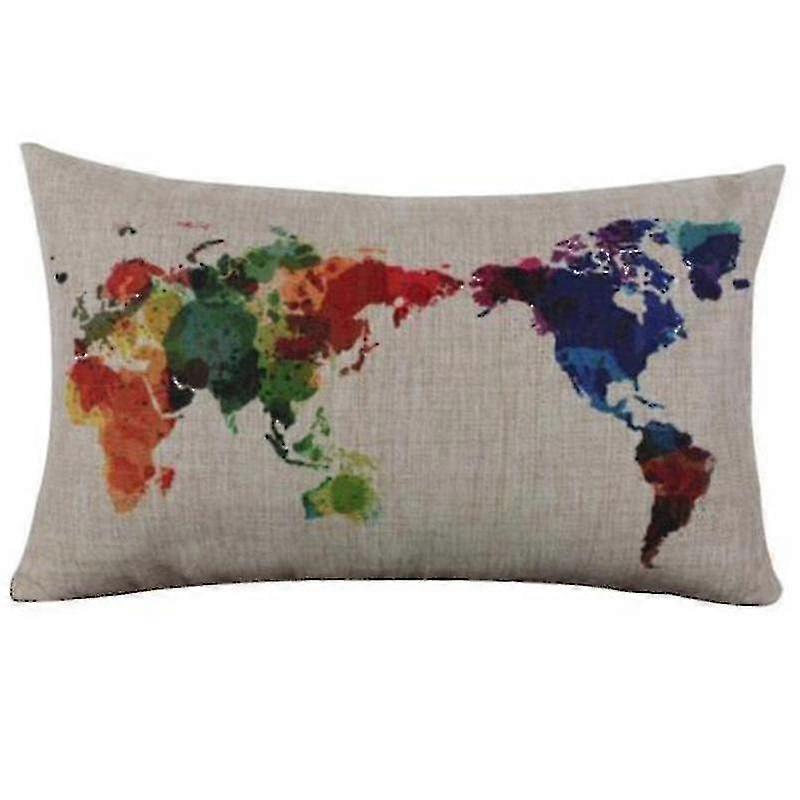 2pcs Rectangle Long Pillowcase Cushion Cover Sofa Decor