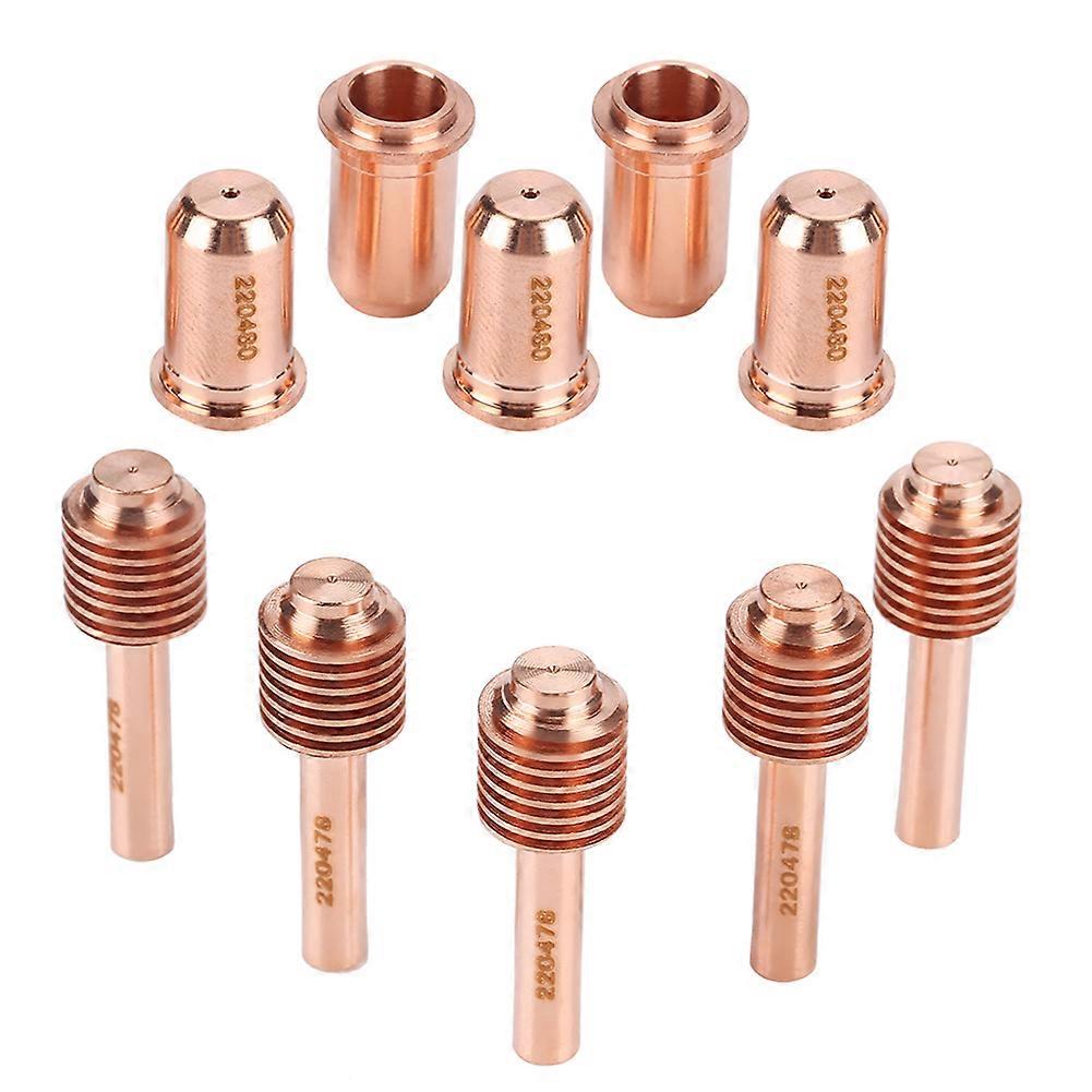 5pcs 220478 Electrode and 5pcs 220480 Nozzle Tips for MAX30 Plasma Cutter Torch