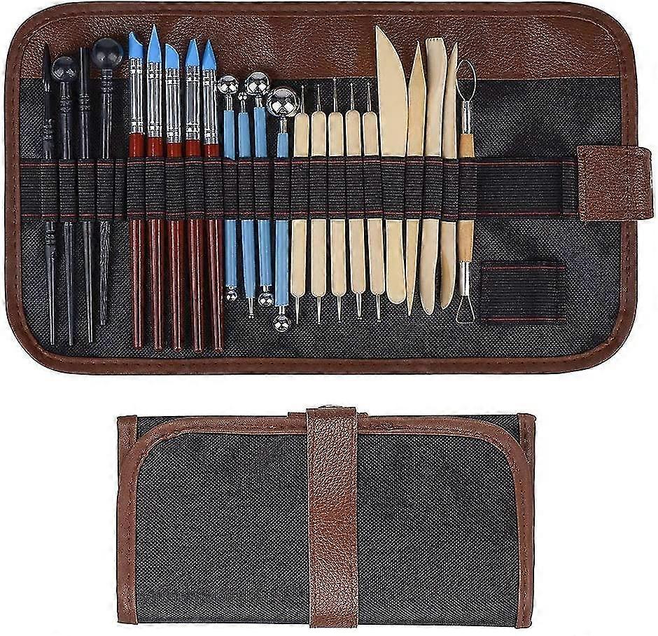 24pcs Ceramic Tool Clay Tool Modeling Tool Set, Pottery Tool For Ceramic Clay, Wax Candles