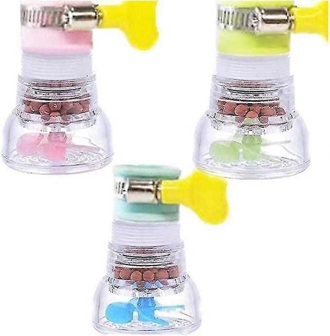 3 Pack 360 Rotating Adjustable Kitchen Faucet Water Filter