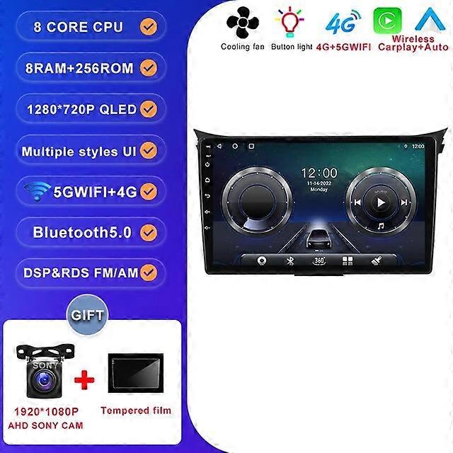 2K Screen DSP Android 13 All In One Car Intelligent System For Hyundai I30 Elantra GT 2012 - 2017 RDS Wireless CarPlay Auto