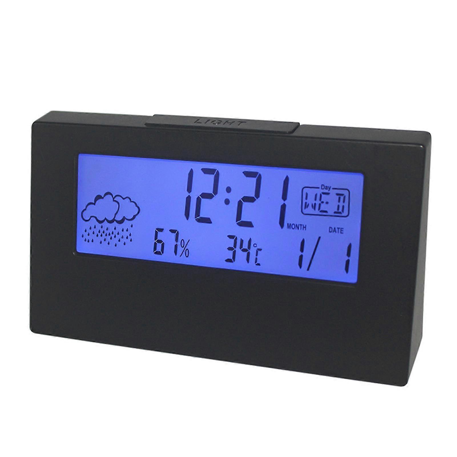Lcd C Temperature Humidity Alarm C Snooze Funct Bedside C Electronic C