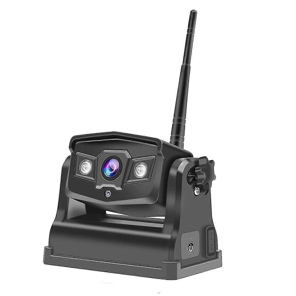 トレーラー/トラック/フィフスホイール用充電式バッテリーワイヤレスバックアップカメラ - Wi-Fiリア/フロントビューカメラ