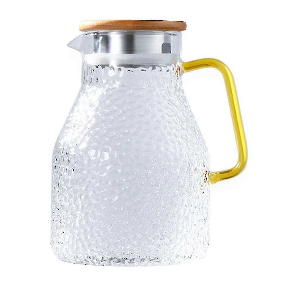 Water Pitcher Glass Water Pot 2000ml Heat Resistant Water Jug And Glass Set Square Kettle Boiling F