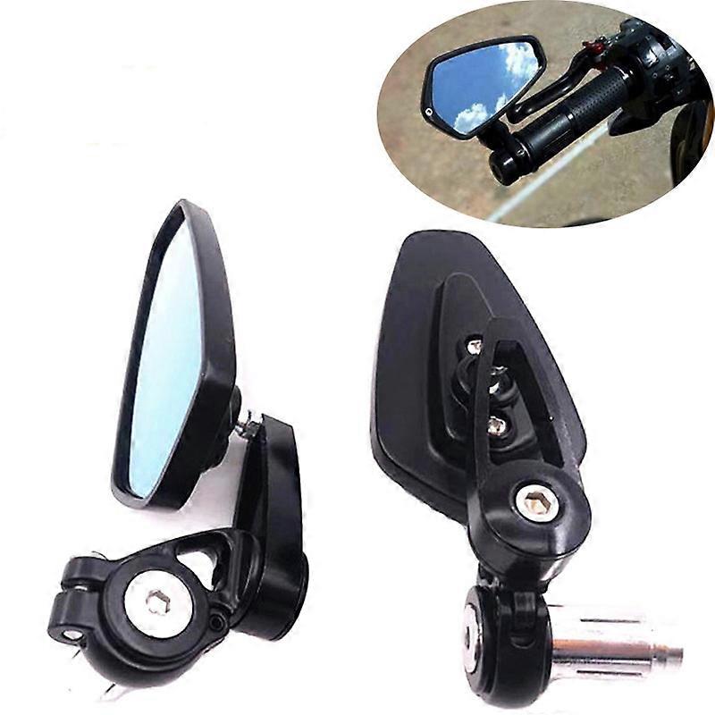2Pcs/Pair Universal Motorcycle Rearview Mirror Bike Scooter Motocross Rearview Mirrors Electrombile Handlebar Rear View Mirrors